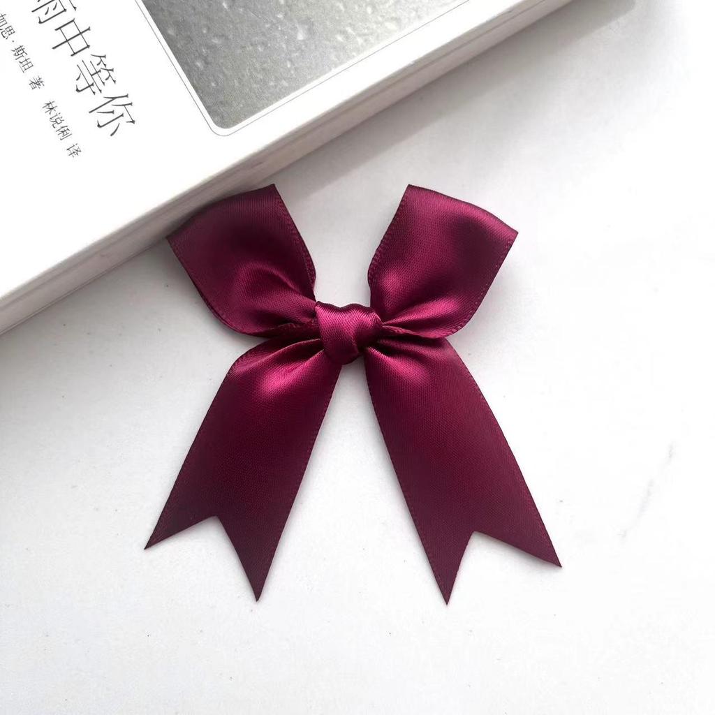 Fiocco da vita a coda di rondine in poliestere da 8 cm - Decorazione regalo fatta a mano di alta gamma