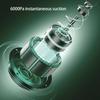 Wireless Handheld Vacuum 45W 6Kpa Suction Multi Attachments LED Indicator Low Noise Car Vacuum