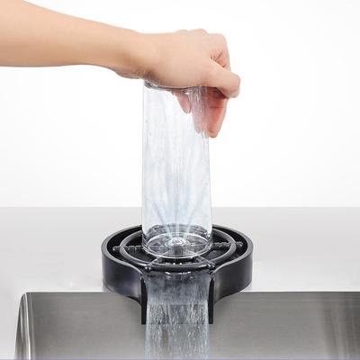 Clătire chiuvetă de bucătărie Mașină de spălat cupa de presare automată Dispozitiv de curățare pentru robinete universal încorporat