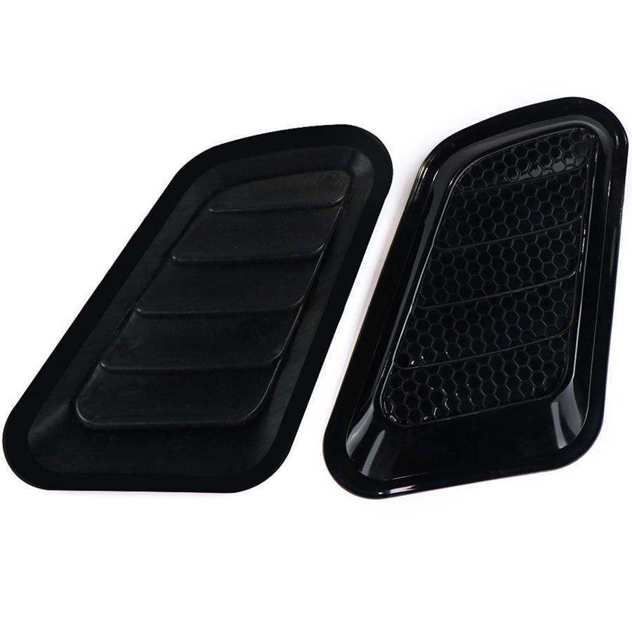 2pc Universal Car SUV Air Flow Intake Scoop Hood Bonnet Vent Front Engine Cover