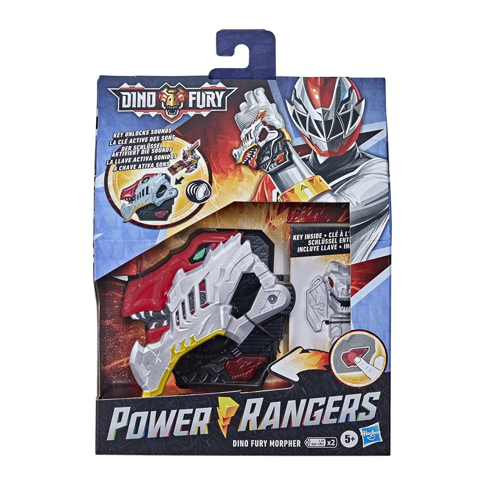 

Электронная игрушка Power Rangers Dino Fury Morpher со светом и звуком включает в себя ключ Dino Fury, вдохновленный телешоу от 5 лет F0297