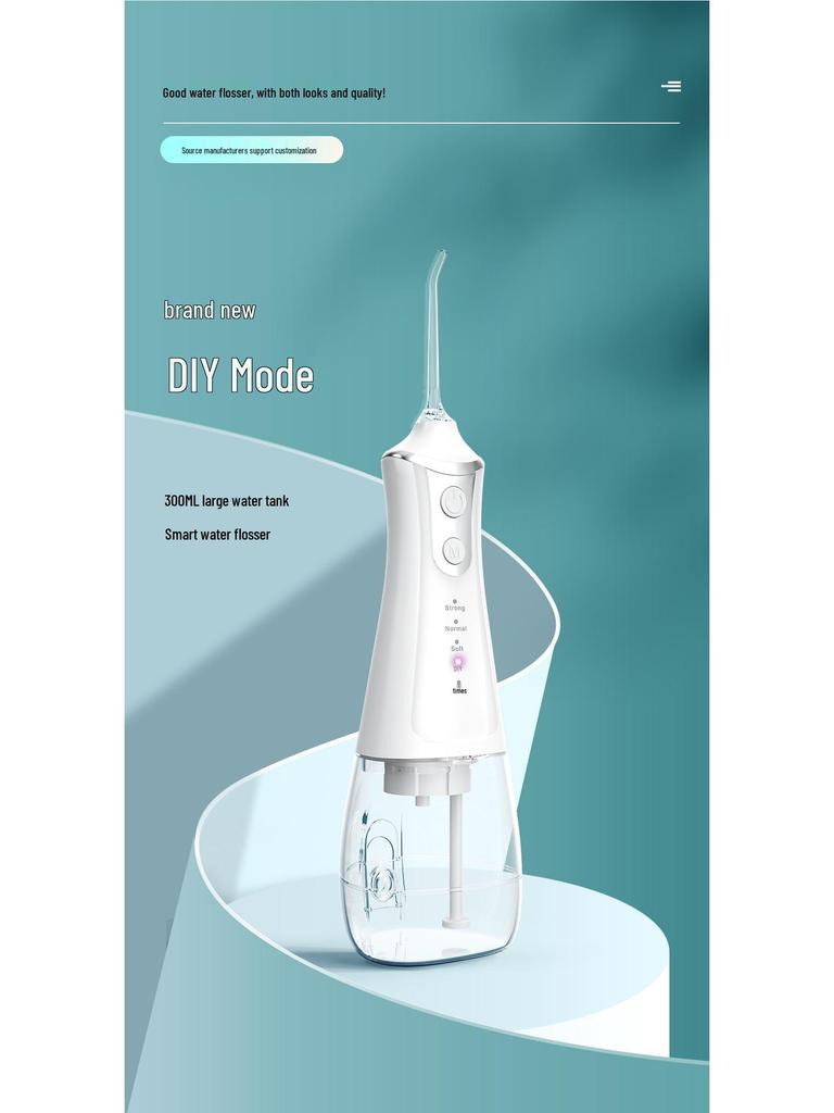 International Large Screen Water Flosser: Portable Electric Oral Irrigator for Dental Care and Teeth Whitening