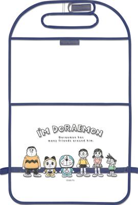 Meiho DORAEMON Kick Guard Seat Back Pocket for Rear Seats, Clear DE0353