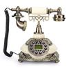Rășină Alb Mâini Libere Dormitor Arhaic Vintage Telefon cu Identificare Apelant pentru Acasă