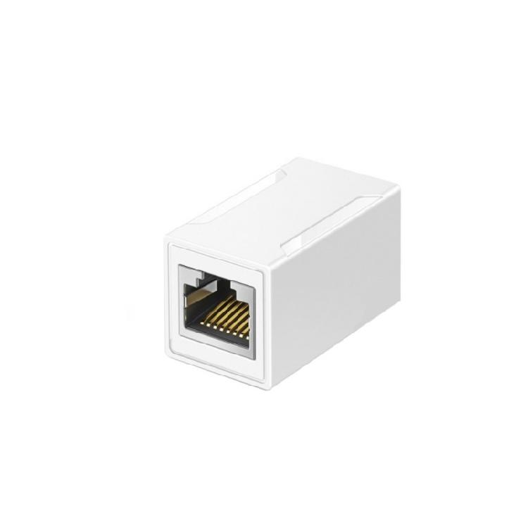 PVC RJ45 Coupler Ethernet Extender Female to Female Offering Highly Speed Transmission and Environmental Friendliness
