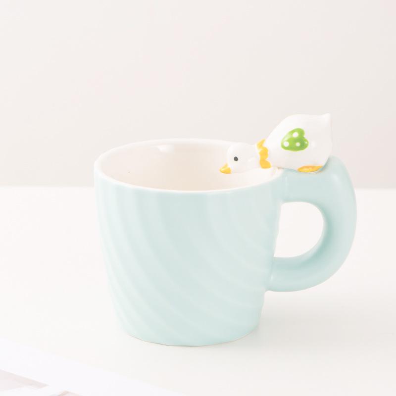 Ceramic Mug Creative Cartoon Cat Cute Cup Children's Milk Breakfast Home Office Coffee Mug Gift Frends Drinkware Tea Cup
