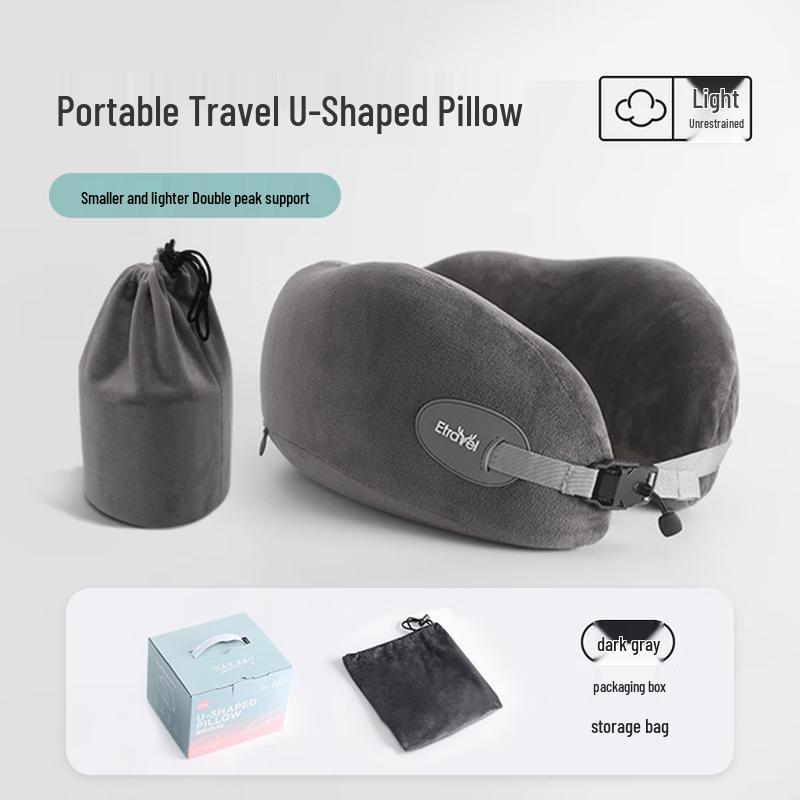 HAYAN HY Memory Foam U-shaped Travel Neck Pillow