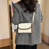 Women's small backpack autumn solid color shoulder bag fashion trend versatile texture messenger small square bag