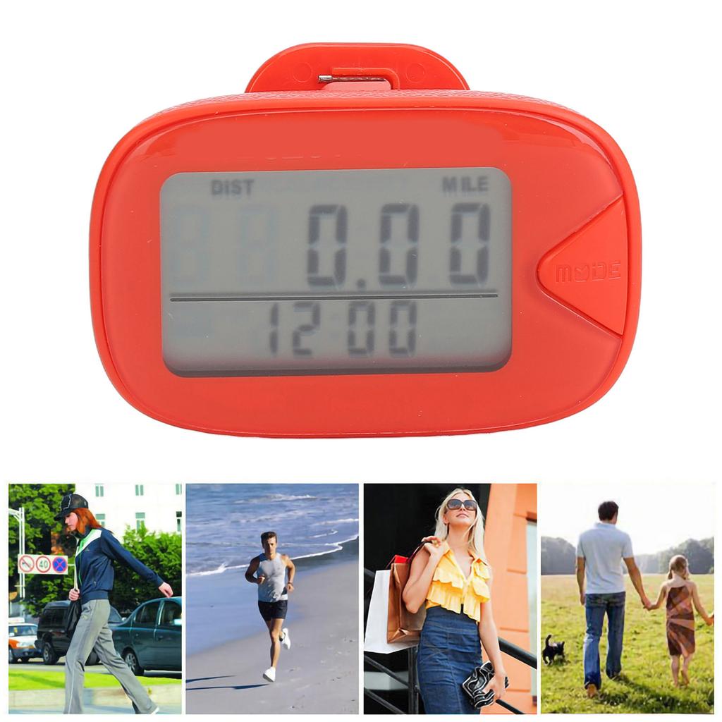Walking Pedometer Large Digital Display Multifunctional Lightweight Accuracy Memory Step Counter for Men Women