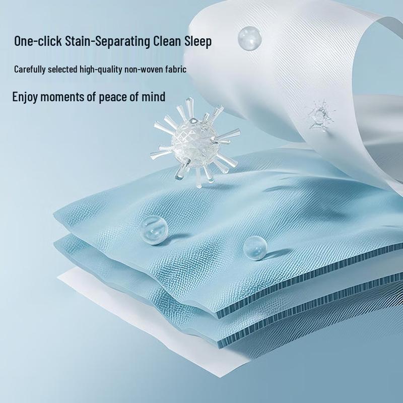 Disposable Cotton Feel 4-Piece Bedding Set