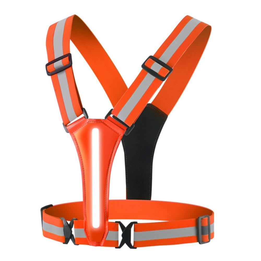 USB Rechargeable Glowing Reflector Vest Waterproof High Visibility Vest New LED Running Vest