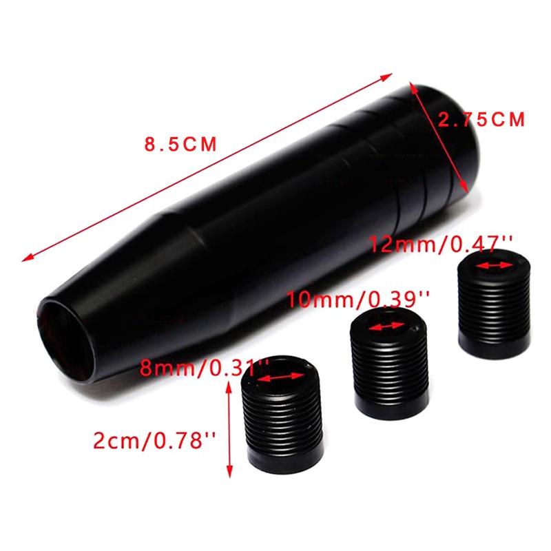 Universal Manual Car Gear Shift Knob Racing Car Shift Gear Knob With 3 Adapters For Truck Racing Car