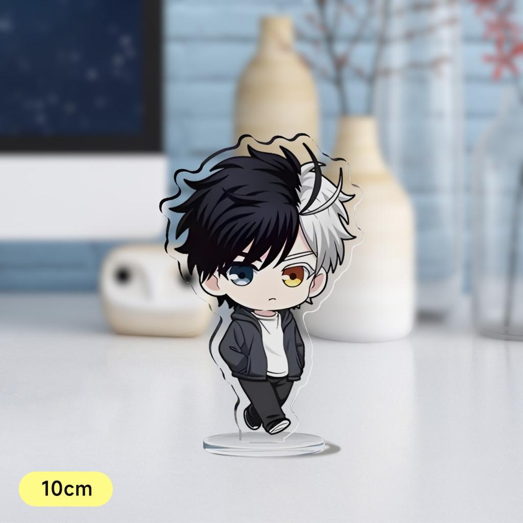 Anime Wind Breaker 10cm Acrylic Stand Sakura Haruka Yukai Akihiko Su Fang Q Version Mini Figure Model Plate Gift
