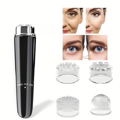 Vibration Facial Tools, Face Massager, Hydrafacial Machine Therapy Beauty Device, Ultrasonic 4 In 1 Facial Massager