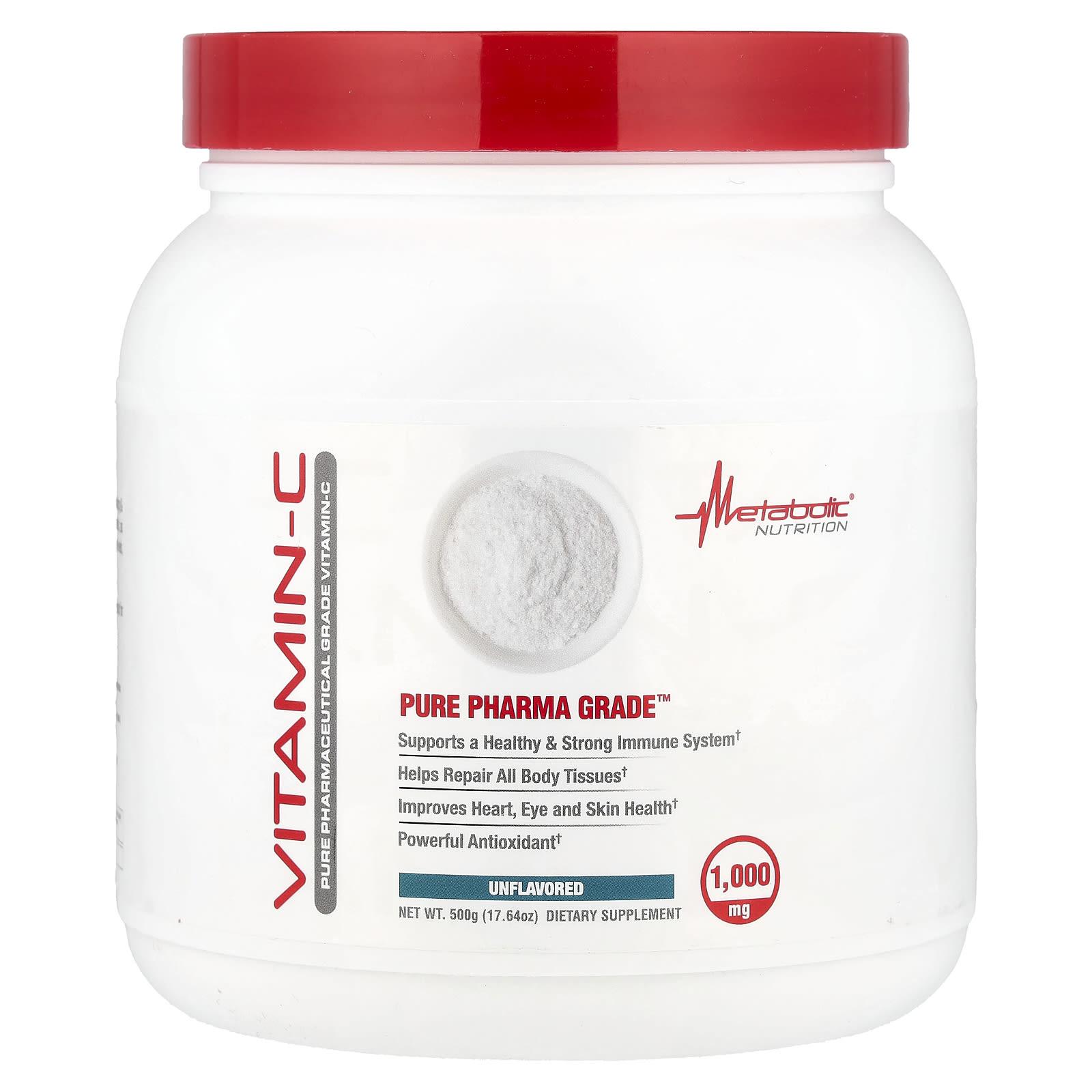 

Vitamin C, Unflavored, 500G (17.64Oz)