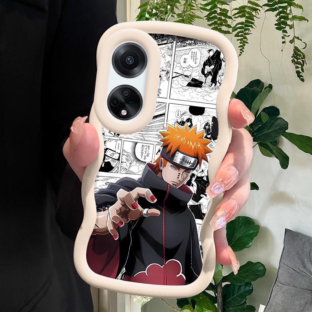 

Окрашенный узор Big Wave Edge Мягкий силиконовый материал Macaron чехол для телефона противоударный защитный резиновый чехол для OPPO Reno Realme Realme Narzo 50I Prime белый