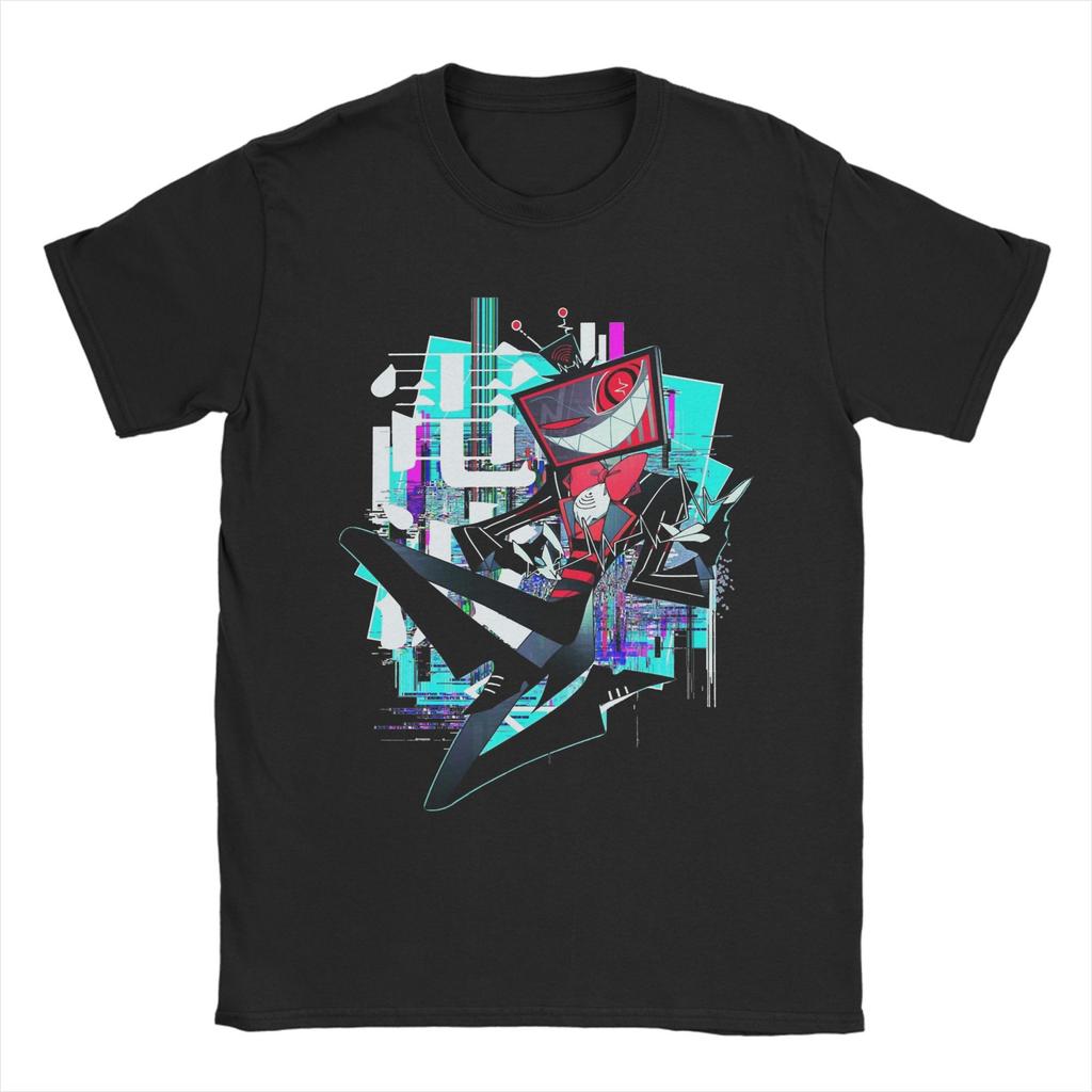 Hazbins Hotels Huskerdust Valentine T-Shirt Men Women  Humorous 100% Cotton Tee Shirt O Neck Short Sleeve T Shirt Original Tops