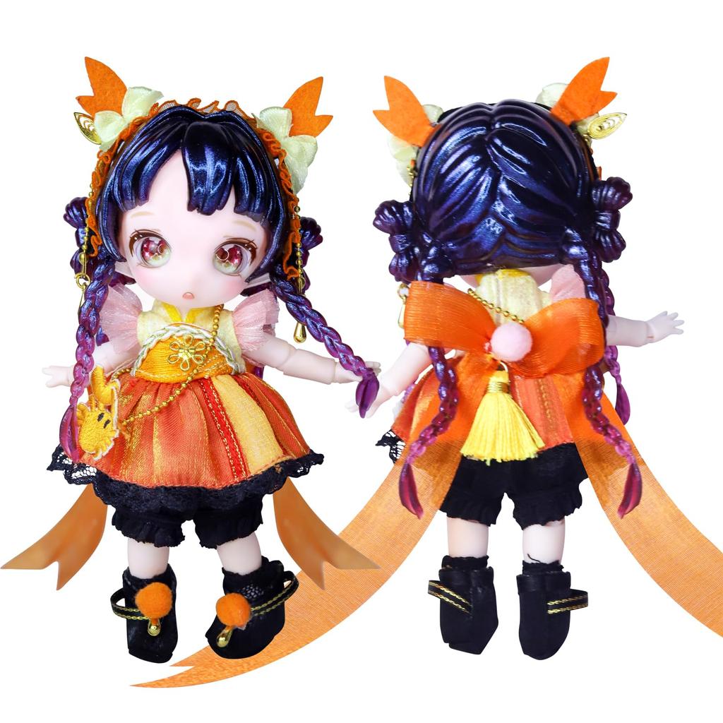 ICY Fortune Days 13cm BJD Doll Anime Style Doll Perfect for DIY and Doll - Set, Gifts, Decoration, Exercises, Collections, Girl's 8+ (Constellation
