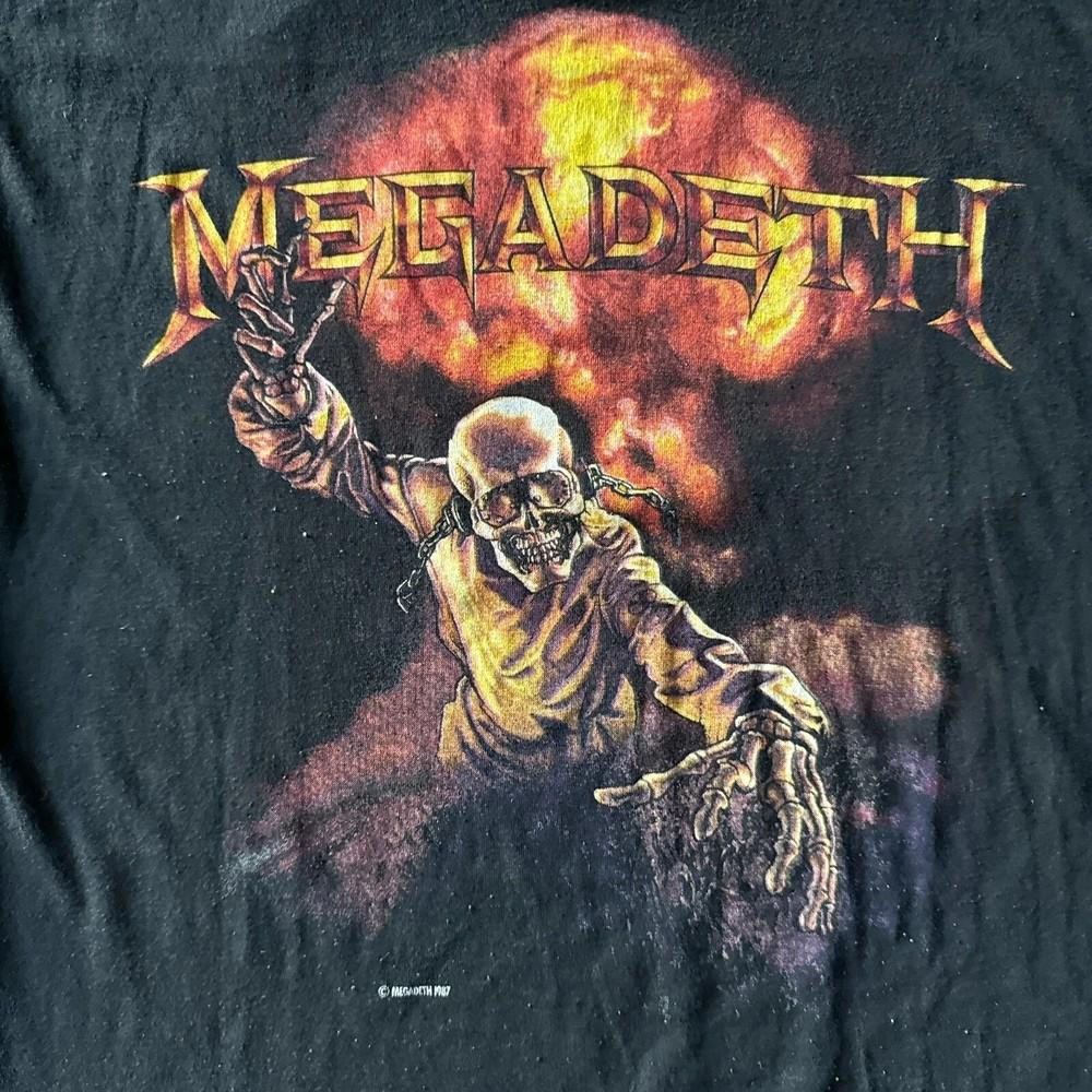 

Винтажная 1987 80-е Megadeth Подарок Смешная Черная Все Размеры 20D899 Унисекс Футболка L