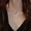 Aurora Freshwater Pearl & Millet Bead Clavicle Necklace - High-End, Natural, Versatile Design