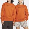 Nike Loose Fit Round Neck Long Sleeve T-Shirt With Letter Print Unisex Tops Orange FD9850-893
