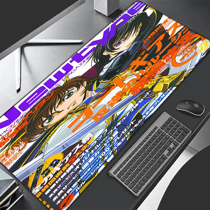Anime Code Geass Theme Premium Non-slip Mouse Pad with Stitched Edges,Durable Rubber Material,for Desktop & Gaming Great Gifts