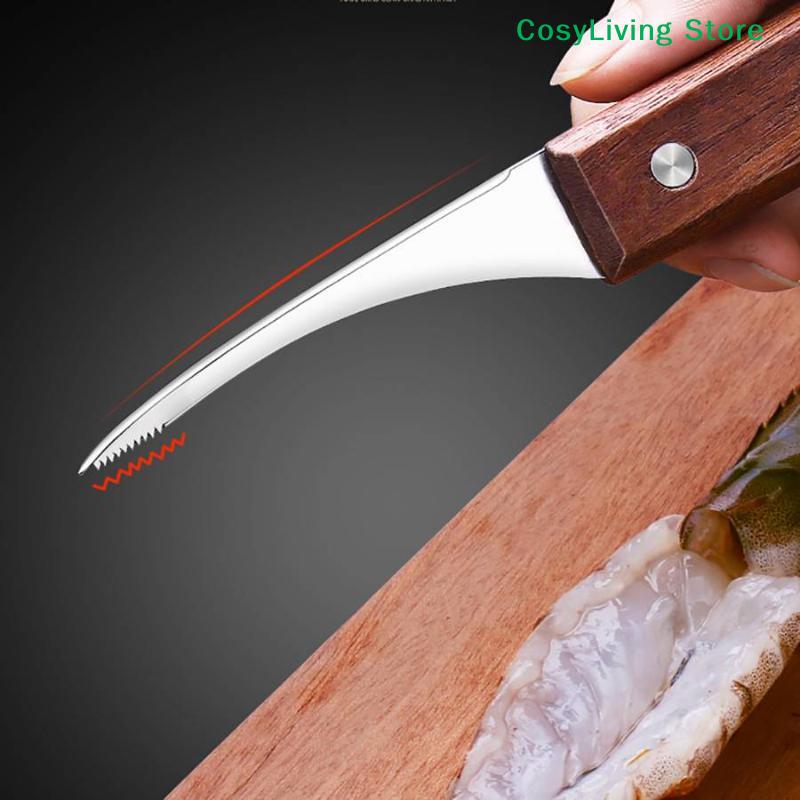[CL]Stainless Steel Shrimp Peeling Tools Seafood Quick Sheller Shrimp Line Remover Shrimp Shell Peeler Kitchen Tools[CL]