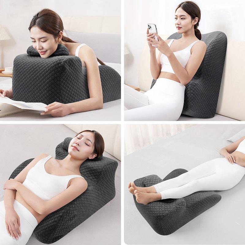 New Memory Foam Lumbar Support Pillow Multi-Function Orthopedic Cushion for Sofas,Bed,Couple Support Sleeping and Intimacy