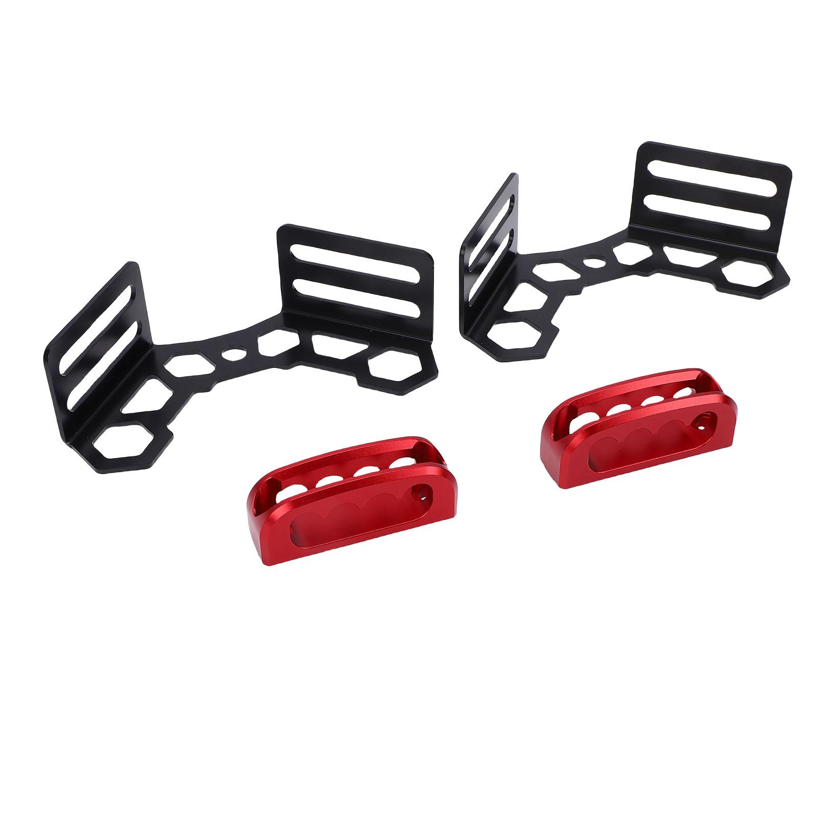 2 Sets Bed Rail Corner Gussets Cleats Kit Steel Front Bed Rail Tie Down s Replacement for 2005-2015