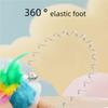 Spring Cat Toy Interactive Suction Cup with Spring Mouse Feather Pet Toy Random Color Cat Accessories