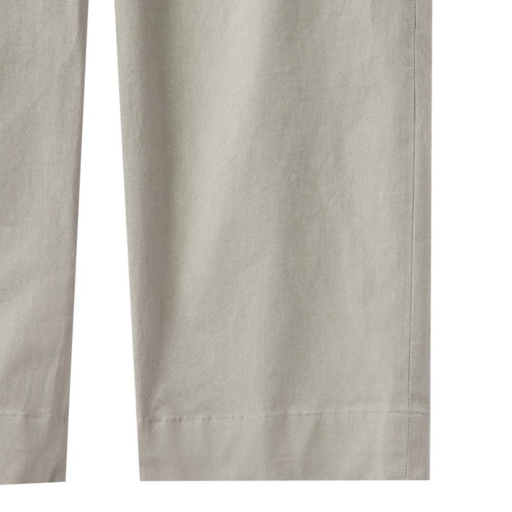 BROMPTON LONDON Summer Basic Cotton Trousers - L/Khaki (P242Mpt510)