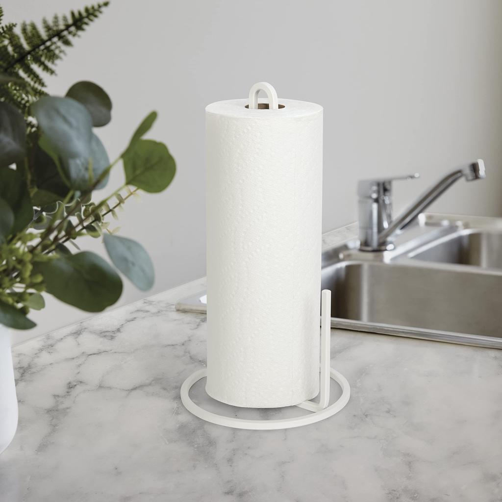 Umbra Kitchen Storage Paper Towel Interior Kitchen 17x17x32cm Holder, Vertical, Design, Paper, Squire, White,