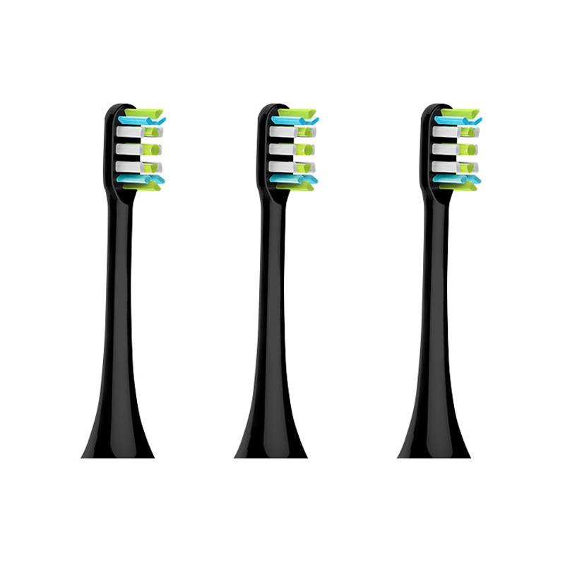 2/3 Stück Ersatz-Zahnbürstenköpfe, unabhängig, hygienisch, verpackt mit Kappe, kompatibel mit SOOCAS X3