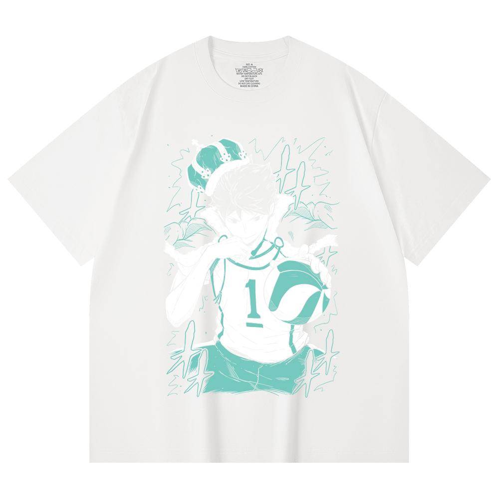 230 Gsm 100% Cotton Haikyu V3 Oikawa Print Unisex Heavy Cotton T Shirt