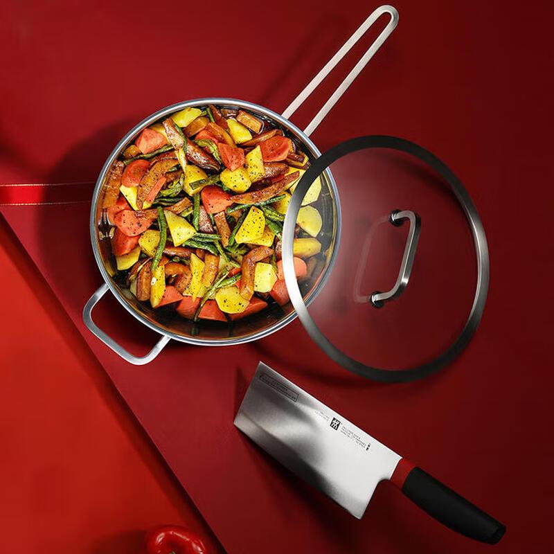 Zwilling Moment Frying Pan & Knife Set