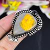 Bumble Bee Jasper, Onyx Gemstone 925 Sterling Silver Jewelry Ring Size 8 KG-1703