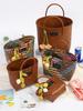 2025 Hand-Woven Women's Basket Bag - Summer Beach Handbag