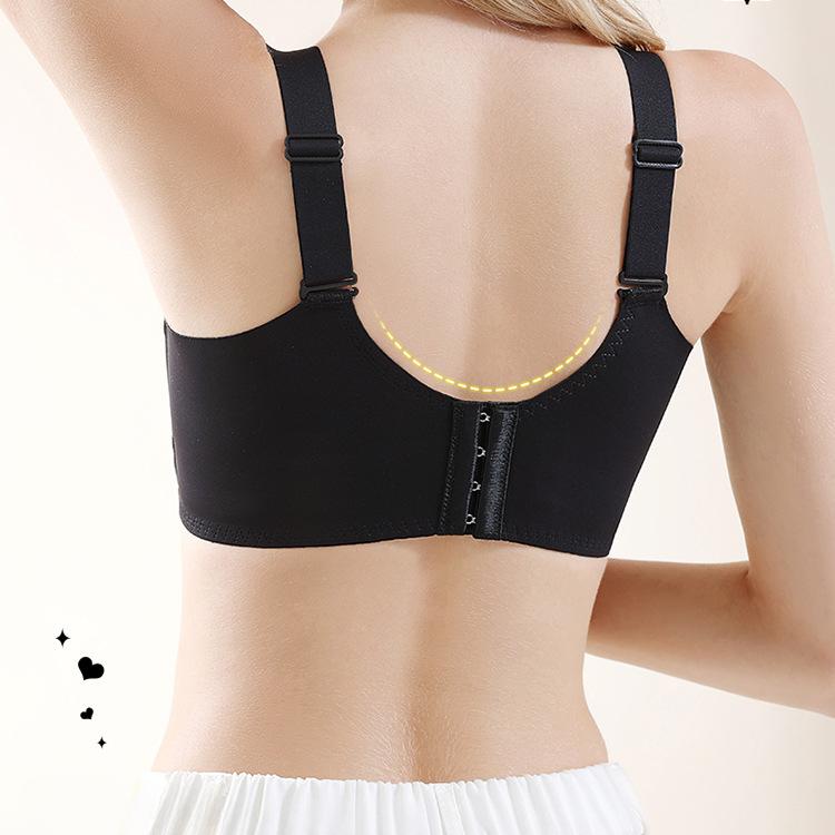 Adjustable Bra Women's Gathering Bra Sexy Lace Comfortable and Breathable Top Support Bra Push Up Bra