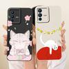 For Vivo V23 Pro Case V2132 Cute Rabbit Cartoon Cover Shockproof Soft TPU Phone Case For Vivo V23e V 23 VivoV23 Pro Fundas Coque