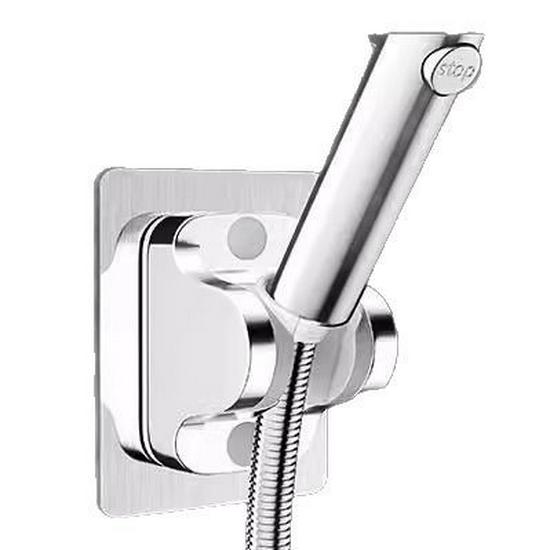Punch-Free Shower Head Bracket & Rack Accessory - Bathroom Lotus Fixed Base