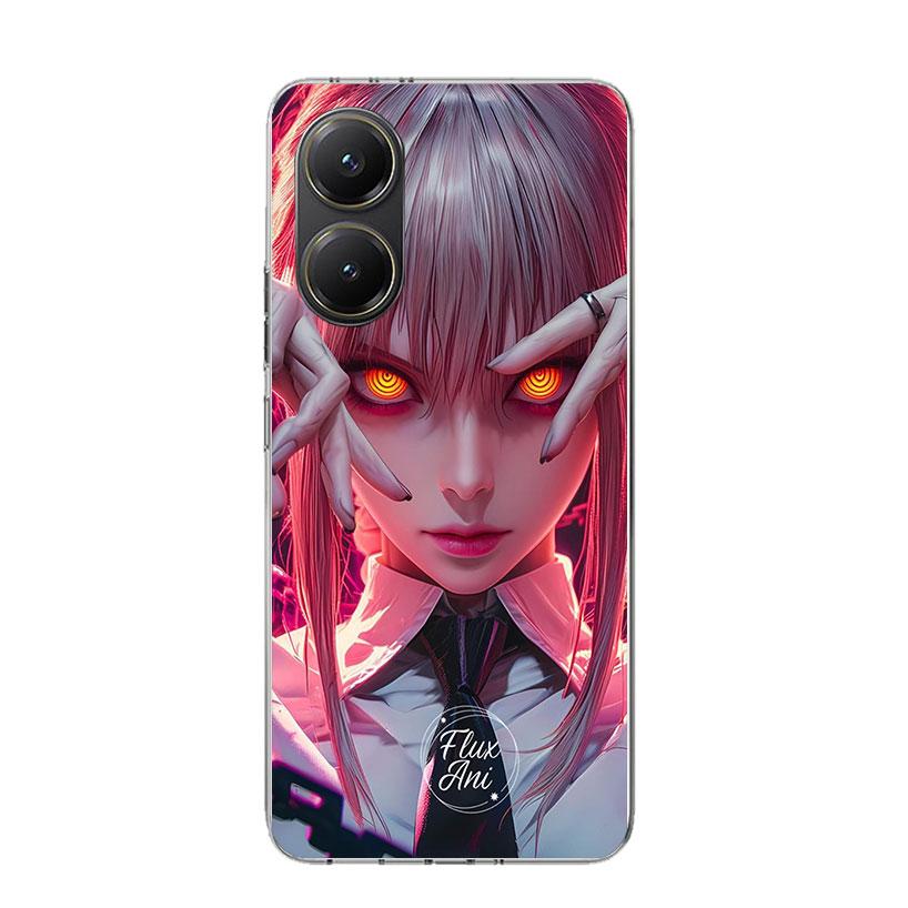 

C-Chainsaw Mans Makima Phone Case For Xiaomi Poco X7 X6 X5 Pro F7 Ultra Redmi 15C 15 13 13C 12 12C 10 10A 10C 9 9A 9C 9T Cover P Xiaomi Poco X7 Pro