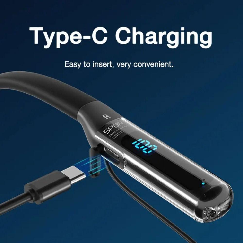 Hands-Free Wireless Headset Bass Stereo Neckband Earphones Fashion Bluetooth Headphone  Sports