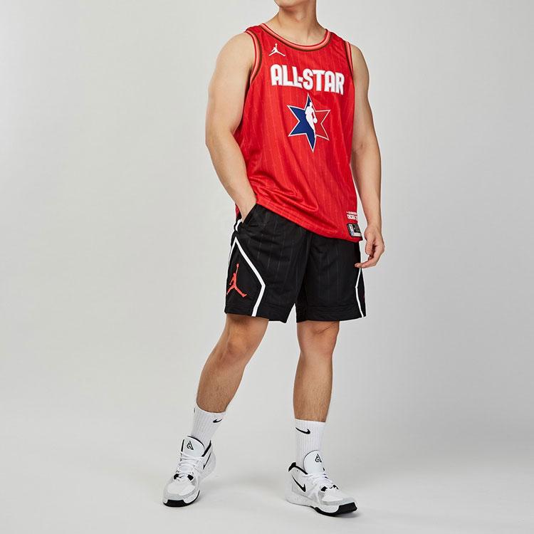 Jordan NBA All-Star 2020 Leonard No. 2 Breathable Basketball Vest Men Tops Red CJ1063-666