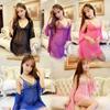 New Sex Underwear Three-piece Set Women's Large Size Transparent Mesh Lace Sling