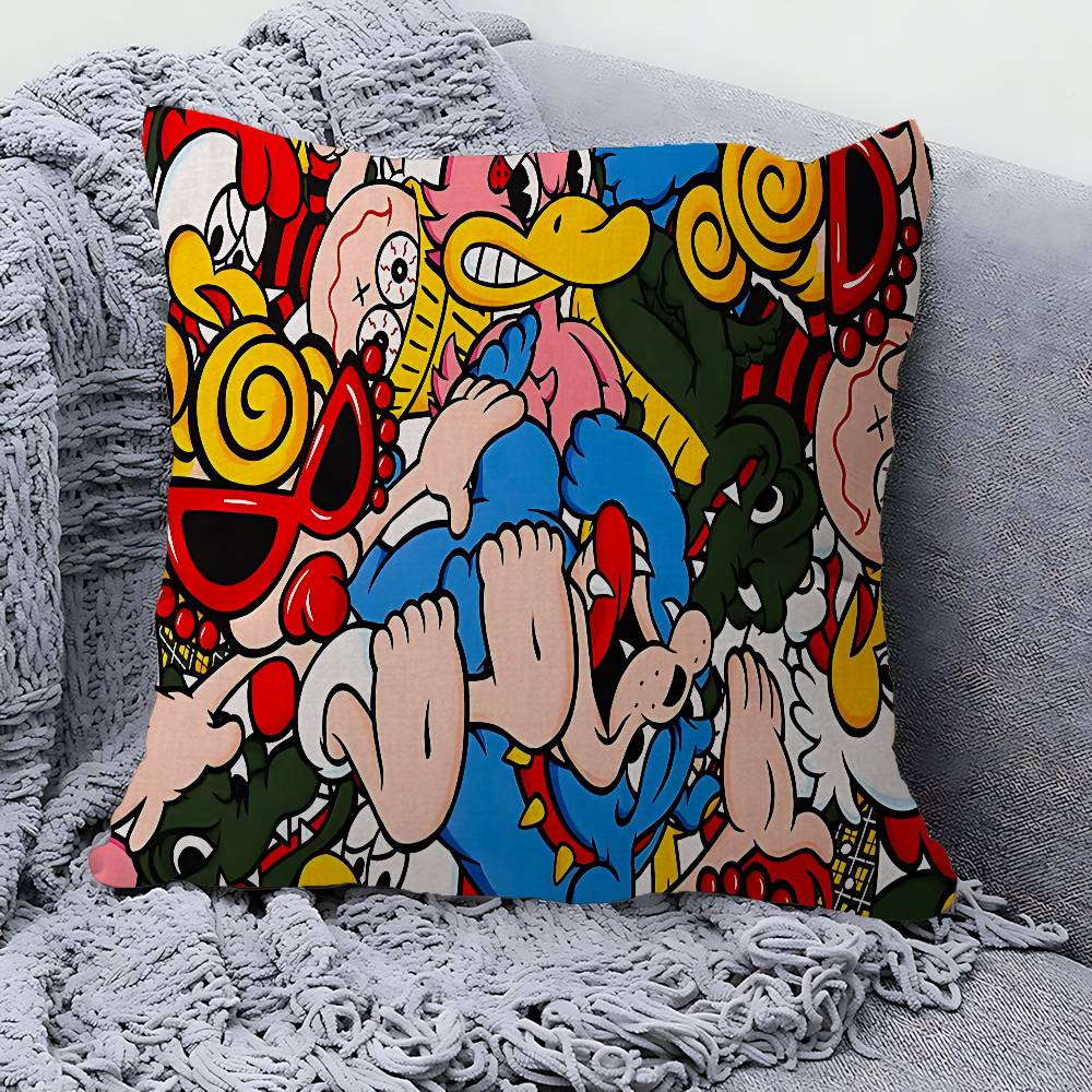Japan Fashion Hysteric Mini Pillow Cushion Cover Pillowcase Living Room Sofa Home Decor