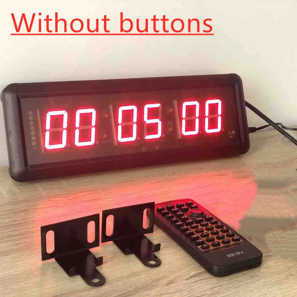 11 inch LED electronic countdown clock with remote control stopwatch interval timer competition game training wall clock