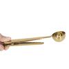 Coffee Spoon Sealing Clip 2 in 1 Stainless Steel Tight Sealing Deepen Design Convenient Practical Coffee Drinking Tools