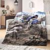 Freedom Gundam SEED Flannel Blanket Warm,Comfortable,Suitable for Bedrooms,Sofas,Beds,Chairs,Picnics,Travel