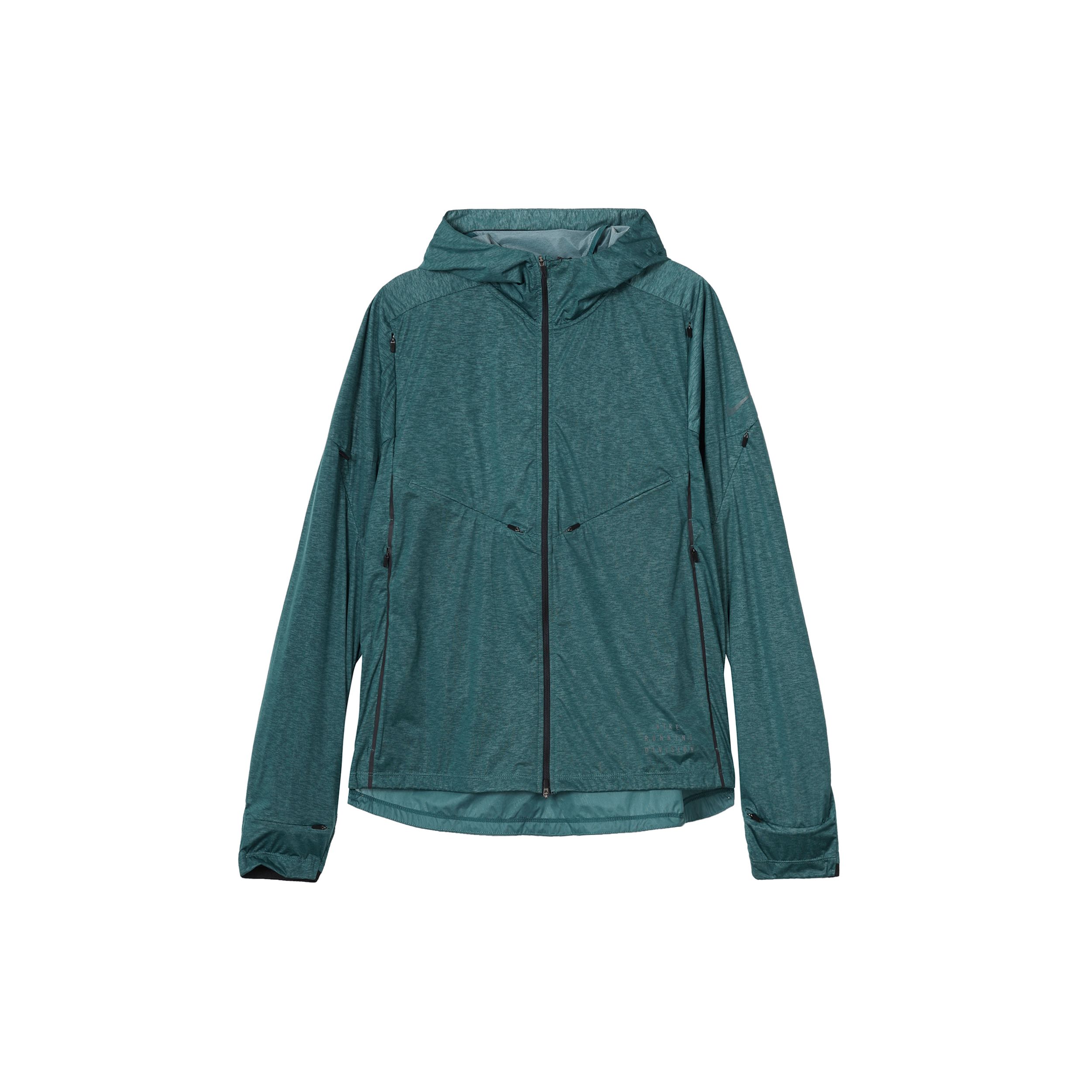 Nike Men s Pinnacle Run Division Hooded Running Jacket Washed Teal DA0417-393 L