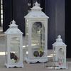 European Retro Iron Candle Holder - Romantic Windproof Floor Lantern for Weddings